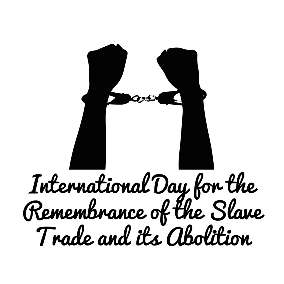 International Day for the Remembrance of the Slave Trade and its Abolition clipart illustration, slave illustration, Freedom Denied to a Man, Man Deprived of Liberty, Man's Rights Taken Away png
