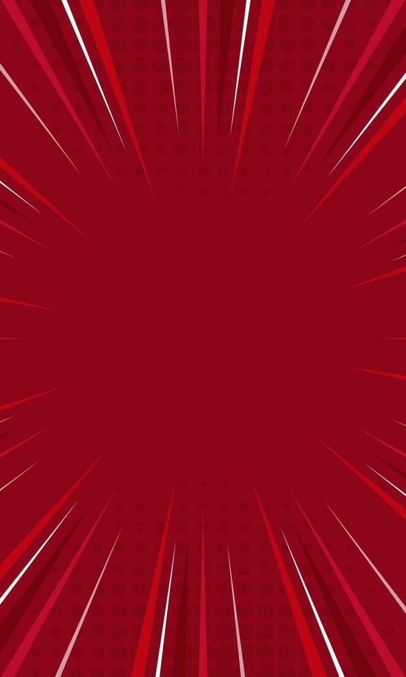 radial speed lines comic style background vector
