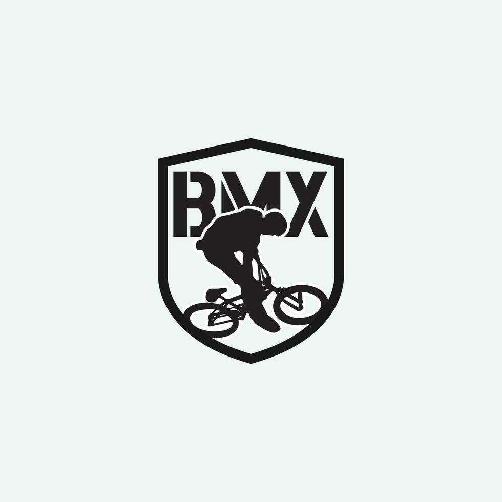 logotipo de bicicleta de montaña vector