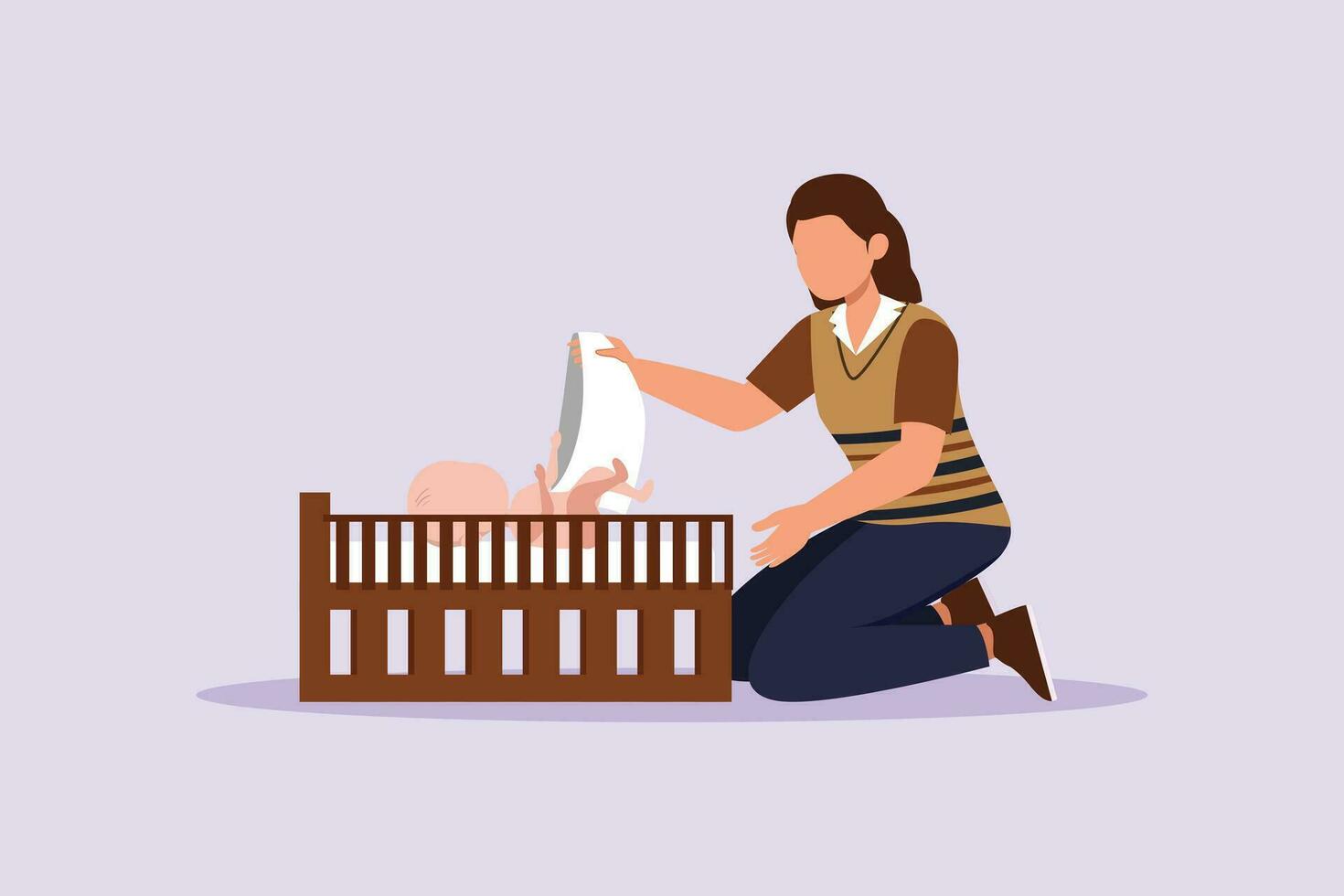 padres con bebés. familia maternidad concepto. de colores plano vector ilustración aislado.