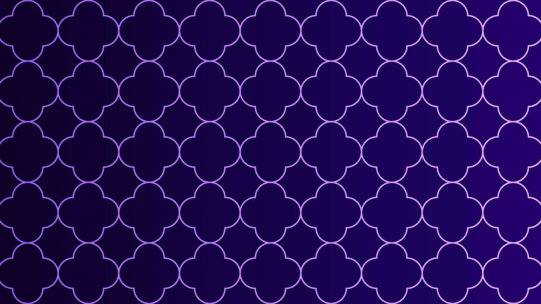 Quatrefoil seamless pattern vector illustration. Seamless pattern of simple flower shape. Simple purple quatrefoil pattern for background, wallpaper, backdrop, texture layout and sheet
