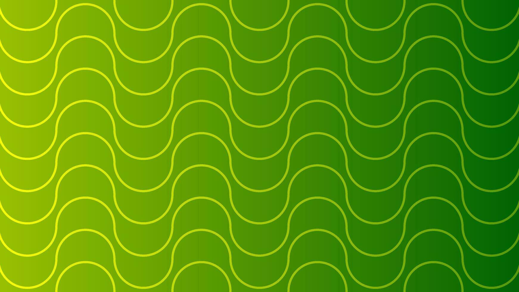 Green wavy line pattern vector illustration. Symmetry wave curve line seamless pattern background. Simple wave pattern for background, wallpaper, backdrop, texture layout and sheet