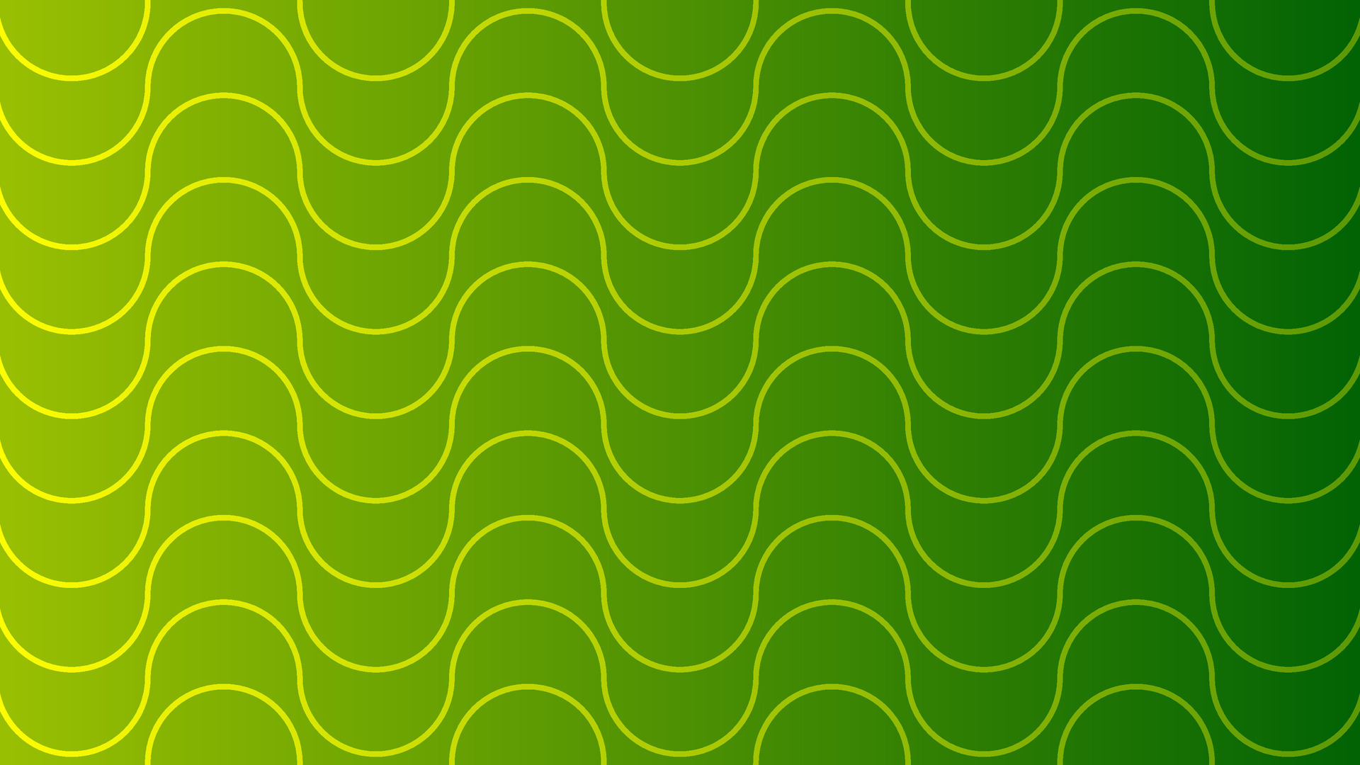 Green wavy line pattern vector illustration. Symmetry wave curve line