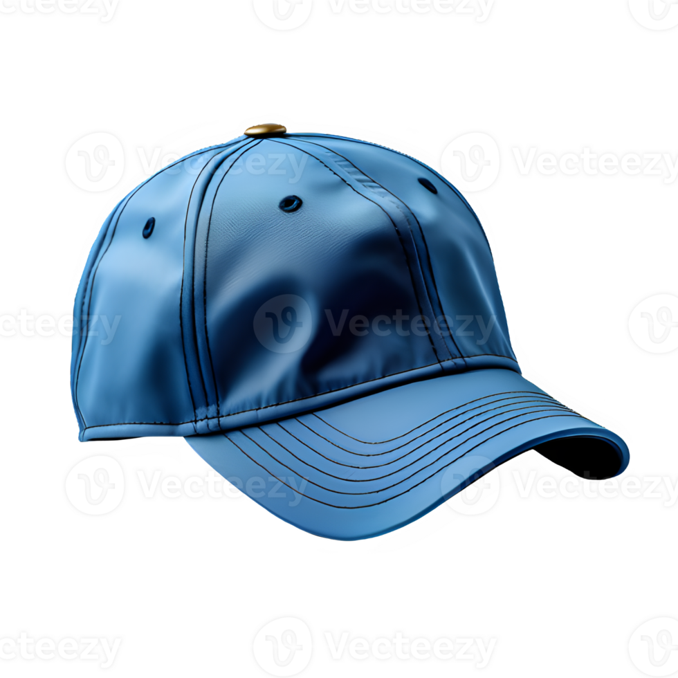 blue baseball cap isolated on transparent background ,cap cut out mock up  ,generative ai 27927236 PNG