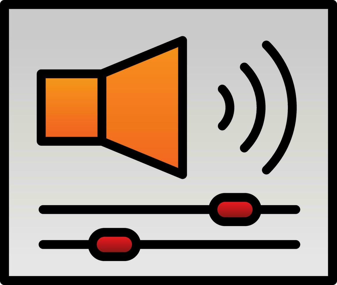 Sound Controller Vector Icon Design