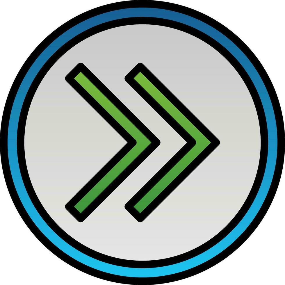 Chevron Right Vector Icon Design