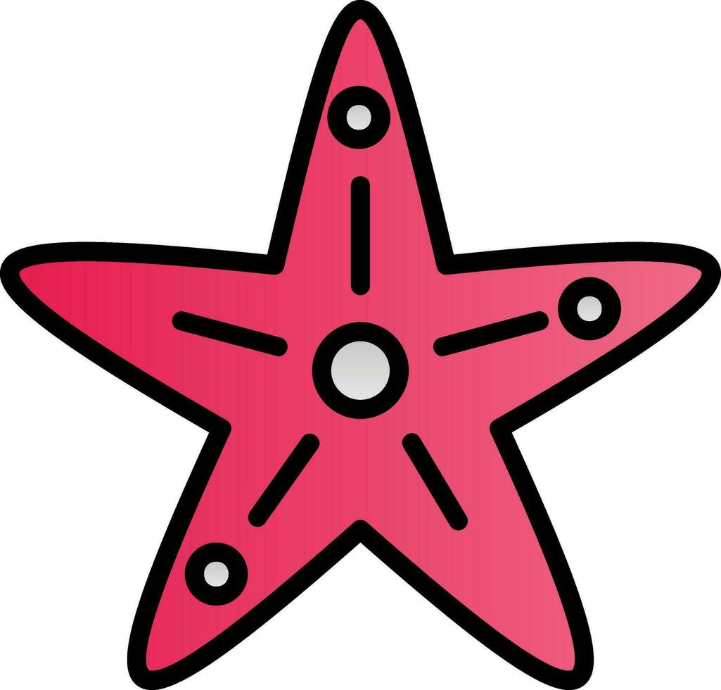 diseño de icono de vector de estrella de mar