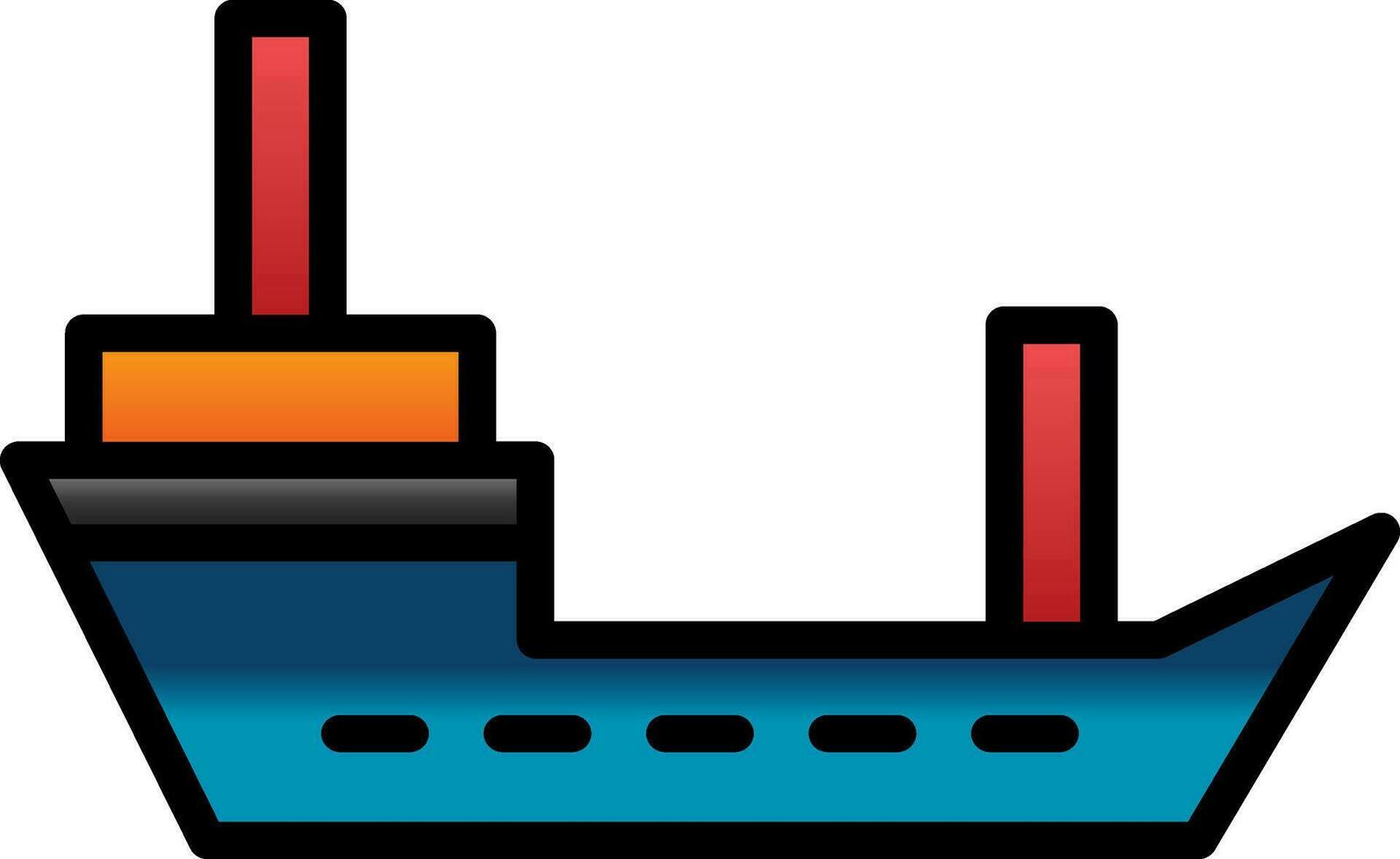 Ship Vector Icon Design