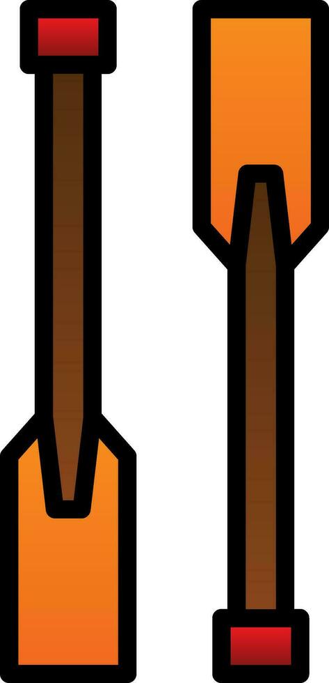 Paddles Vector Icon Design