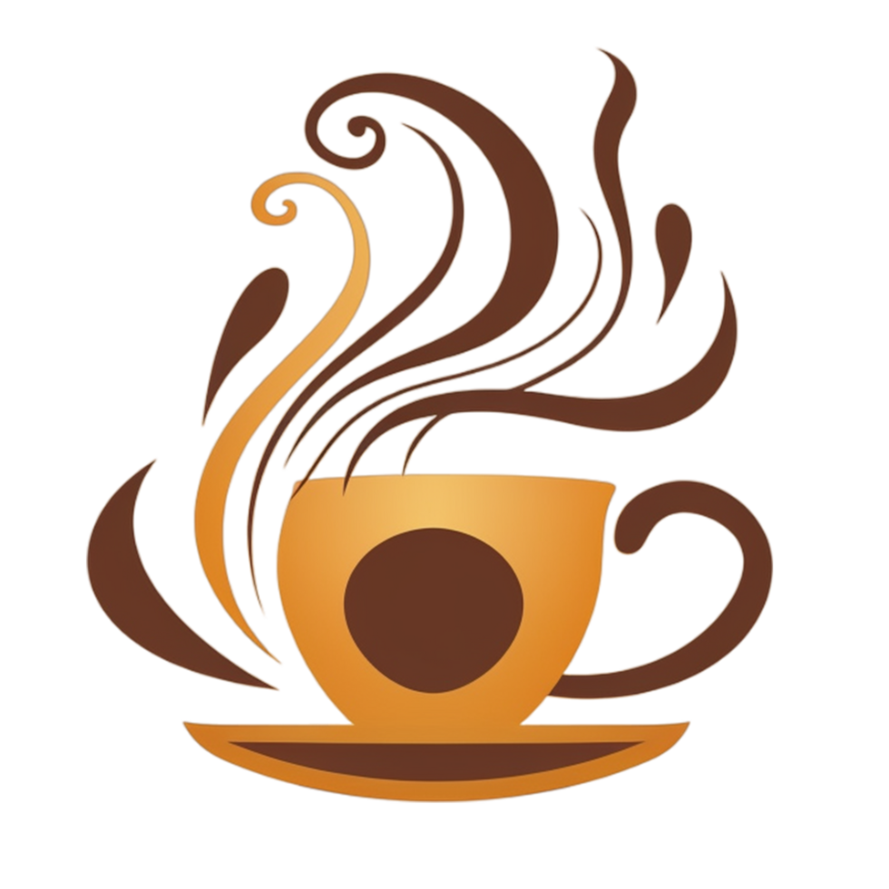 café logo ai generativo png