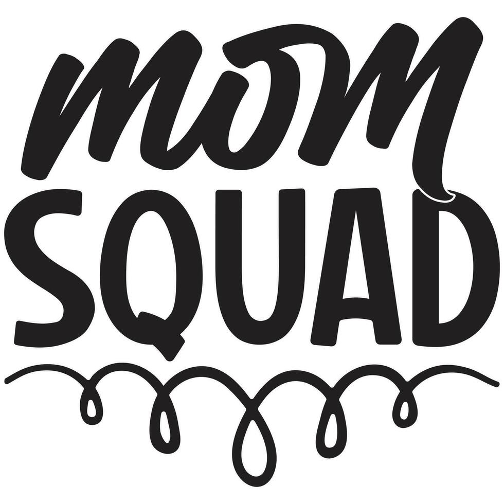 mom squad design 27927609 Vector Art at Vecteezy