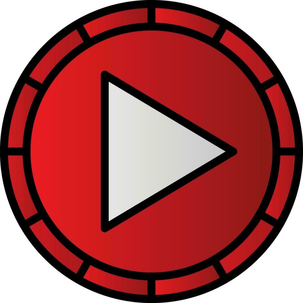 Play Button Vector Icon Design