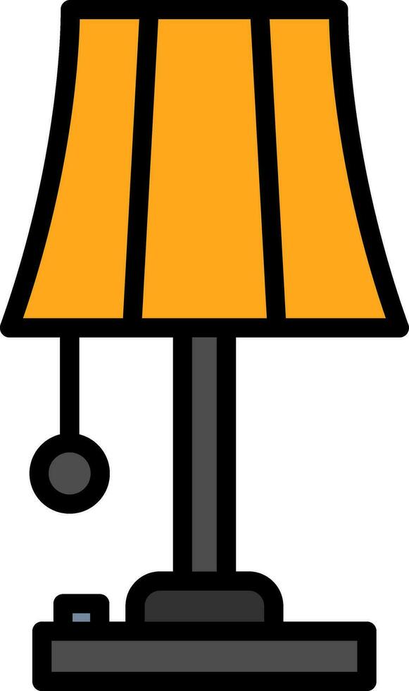 Lamp Vector Icon Design