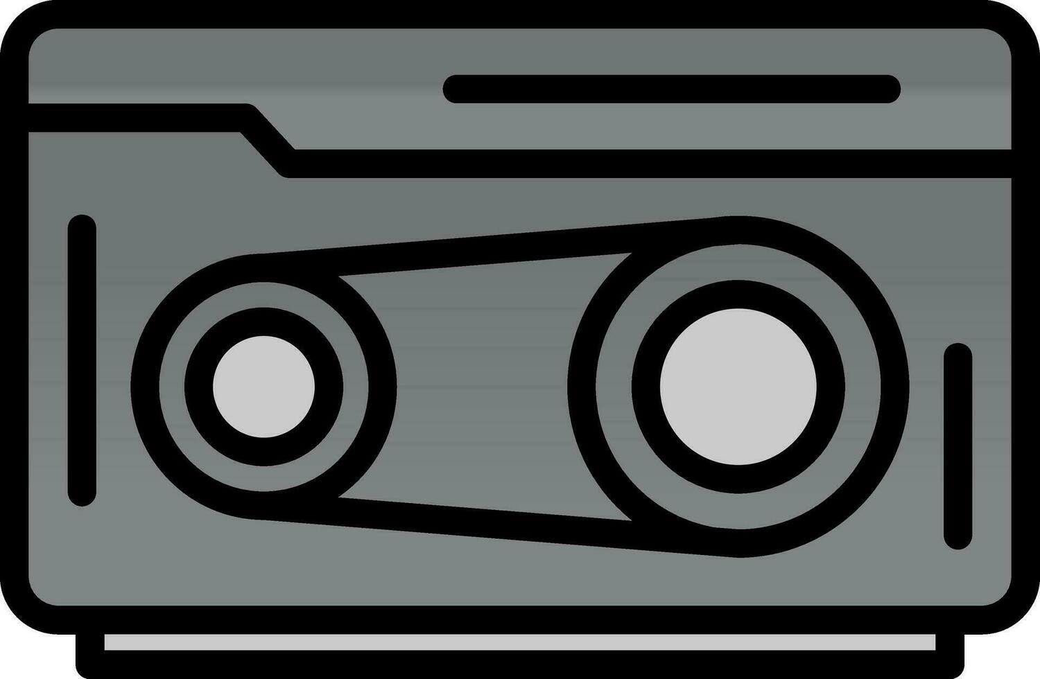 Cassette Vector Icon Design