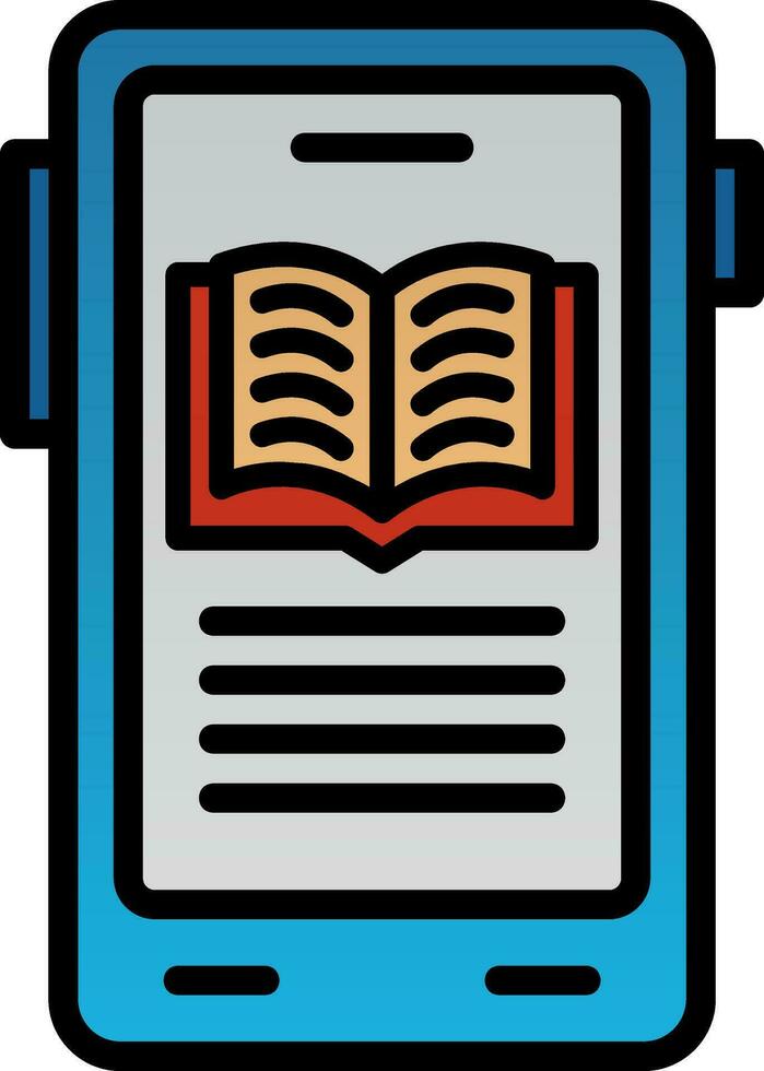 Ebook Vector Icon Design