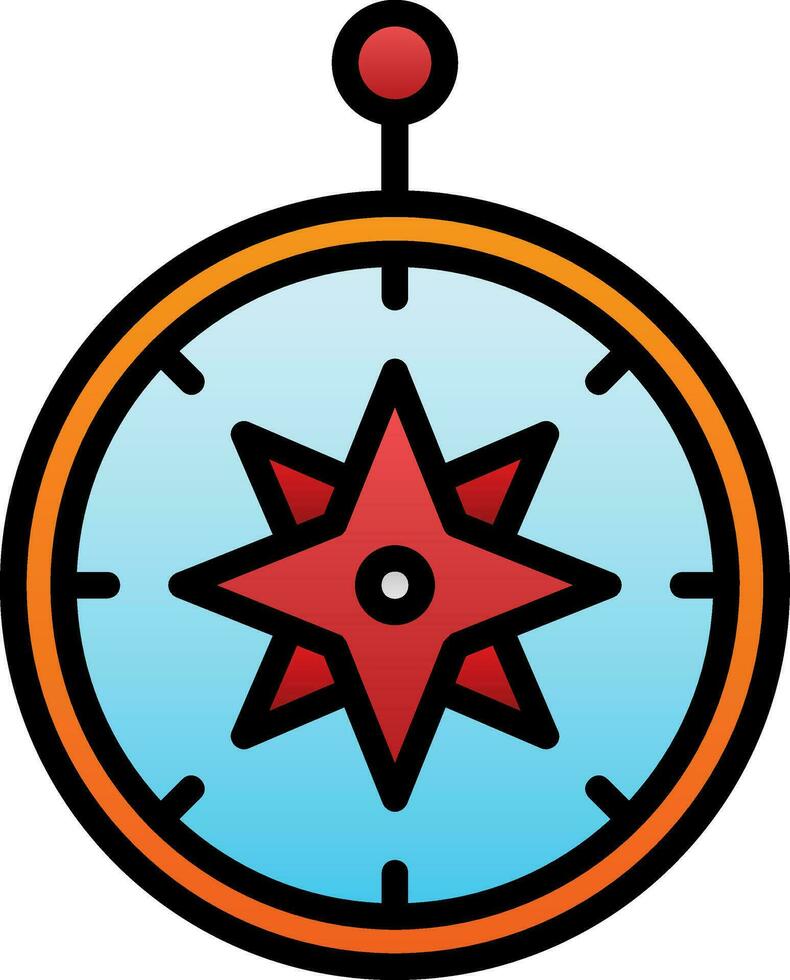 Compass Vector Icon Design