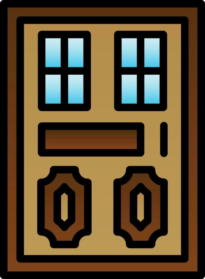 Door Vector Icon Design