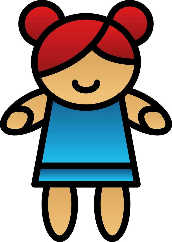 Girl Vector Icon Design