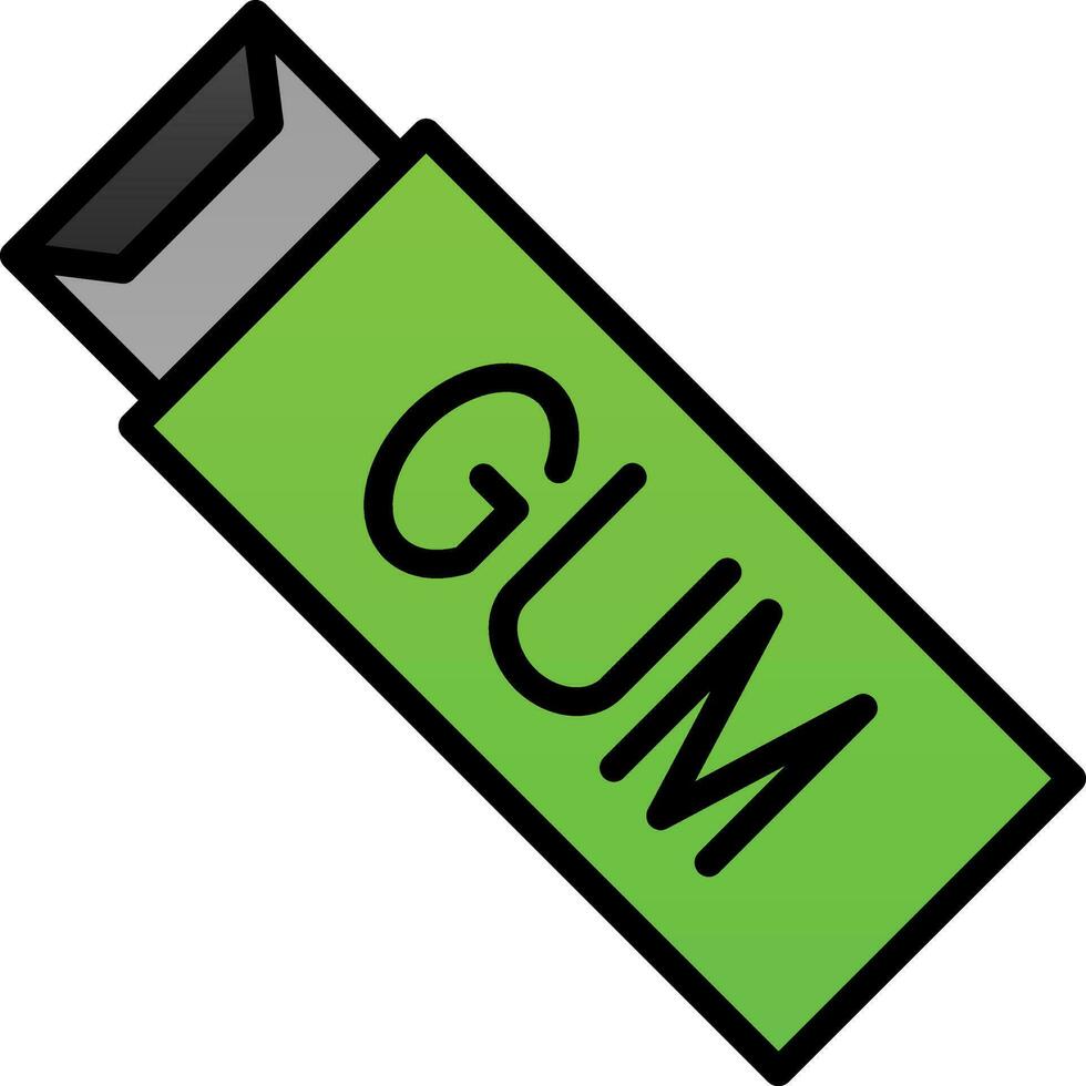Chewing Gum Vector Icon Design
