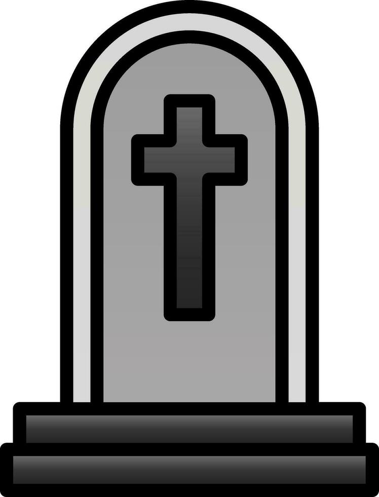 Tomb Vector Icon Design