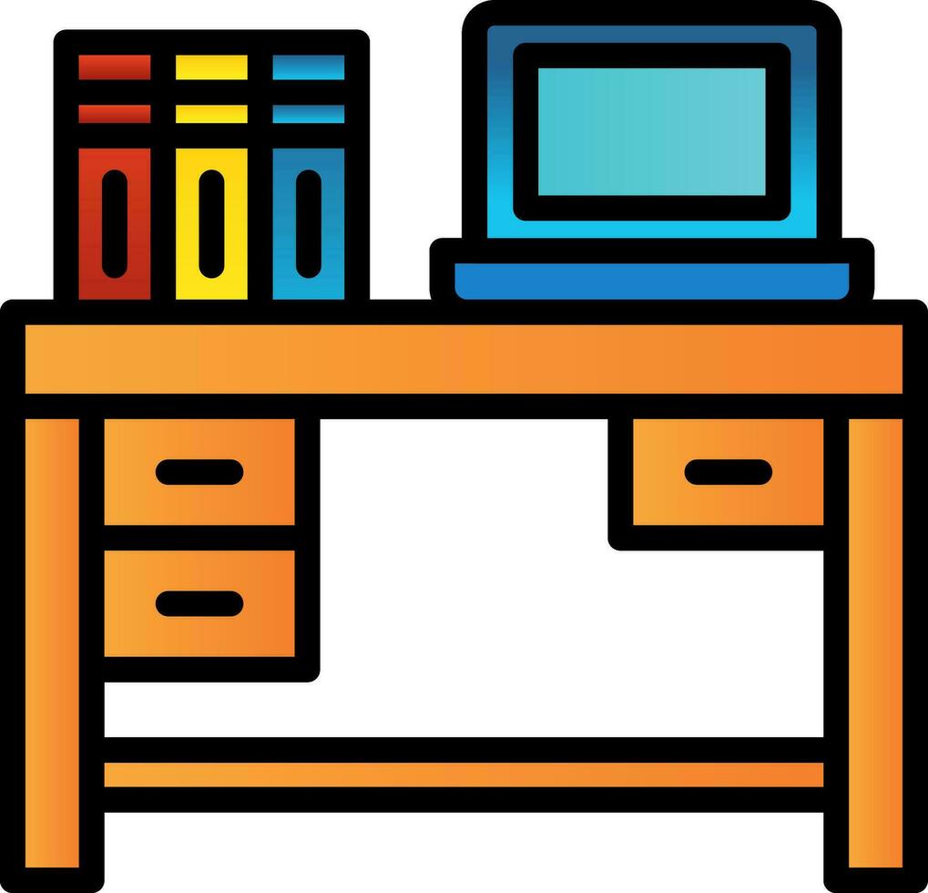 Work Place Vector Icon Design