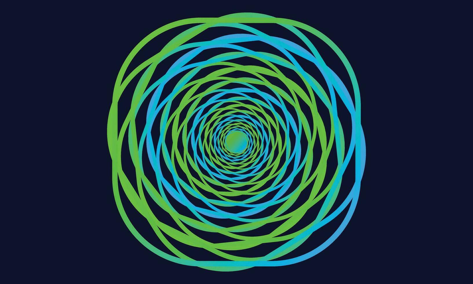 resumen 3d remolino espiral circulo burbuja espejismo movimiento elegante antecedentes diseño vector