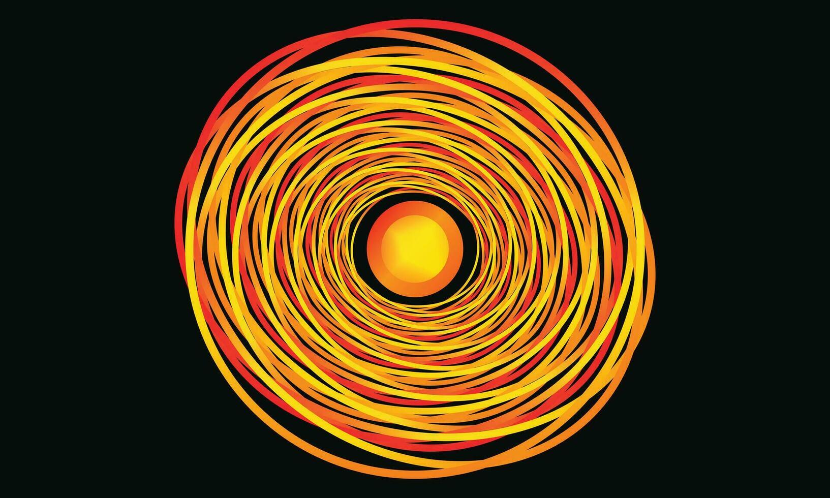 Abstract 3d Swirl Spiral  Circle bubble illusion Motion stylish background design vector