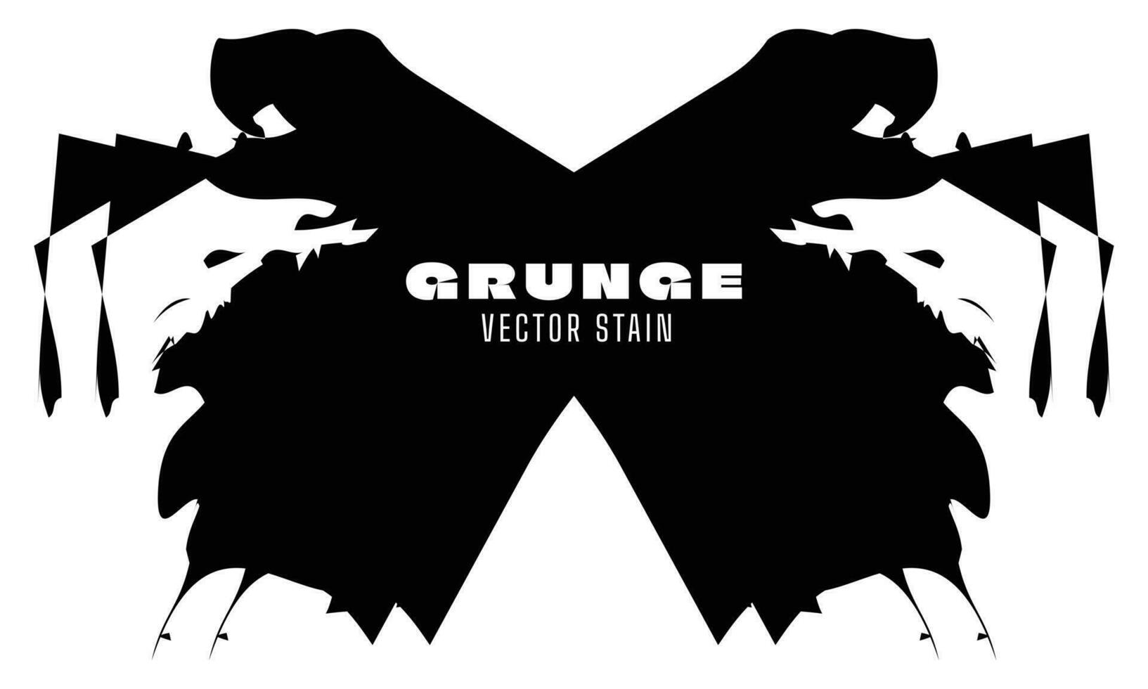 Vector Black grunge frame hand drawn in brush sale banner vector Ink Stroke Set background