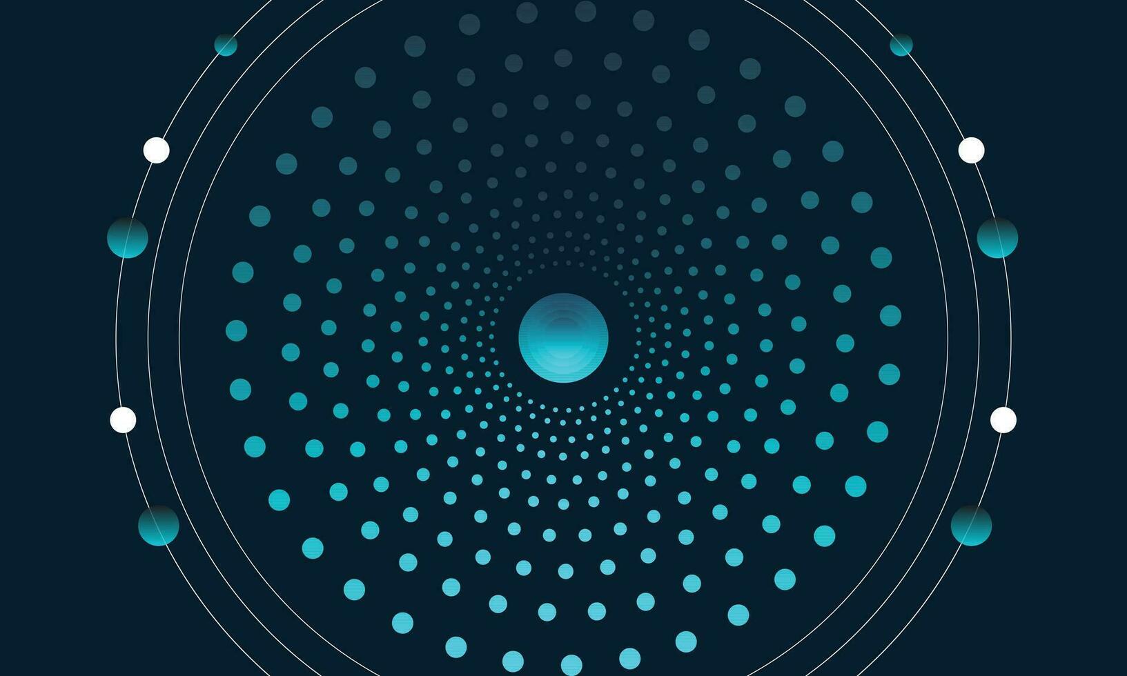 Abstract dot bubble halftone round shapes colorful gradient background design EPS vector
