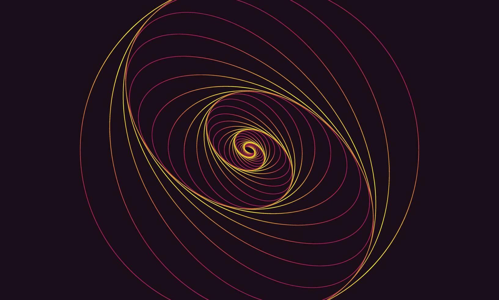 Abstract Spiral Fire Effect Background vector