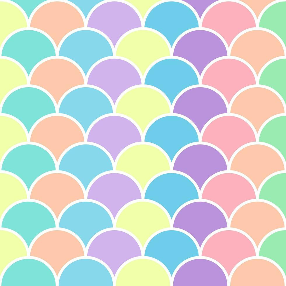 Abstract geometric shape seamless pattern with colorful doodles. Flat cartoon background, simple modern art shapes in bright childish colors. Creative print texture, contemporary backdrop design. vector