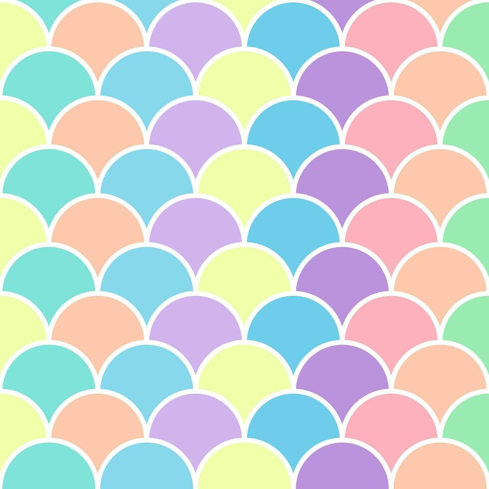 Vector Cute Geometric Background Abstract Colorful Creative Pastel