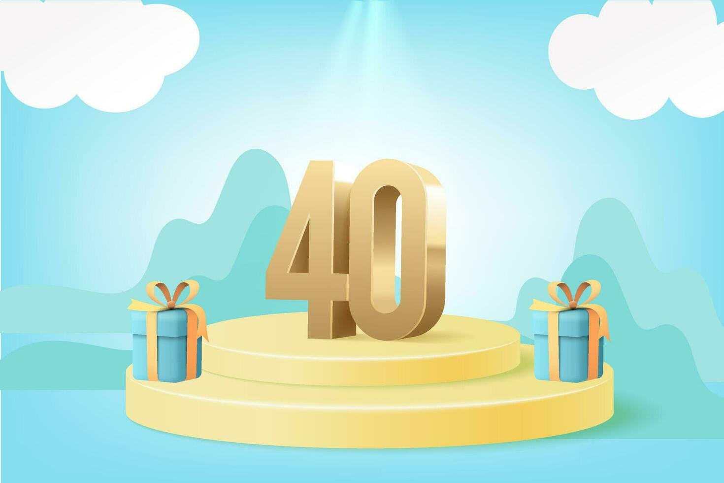 3d podium background Product display show. Luxury 3d rendering of podium for product presentation. vector