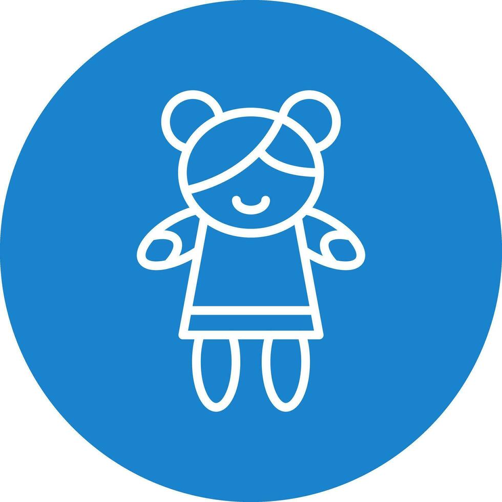 Girl Vector Icon Design