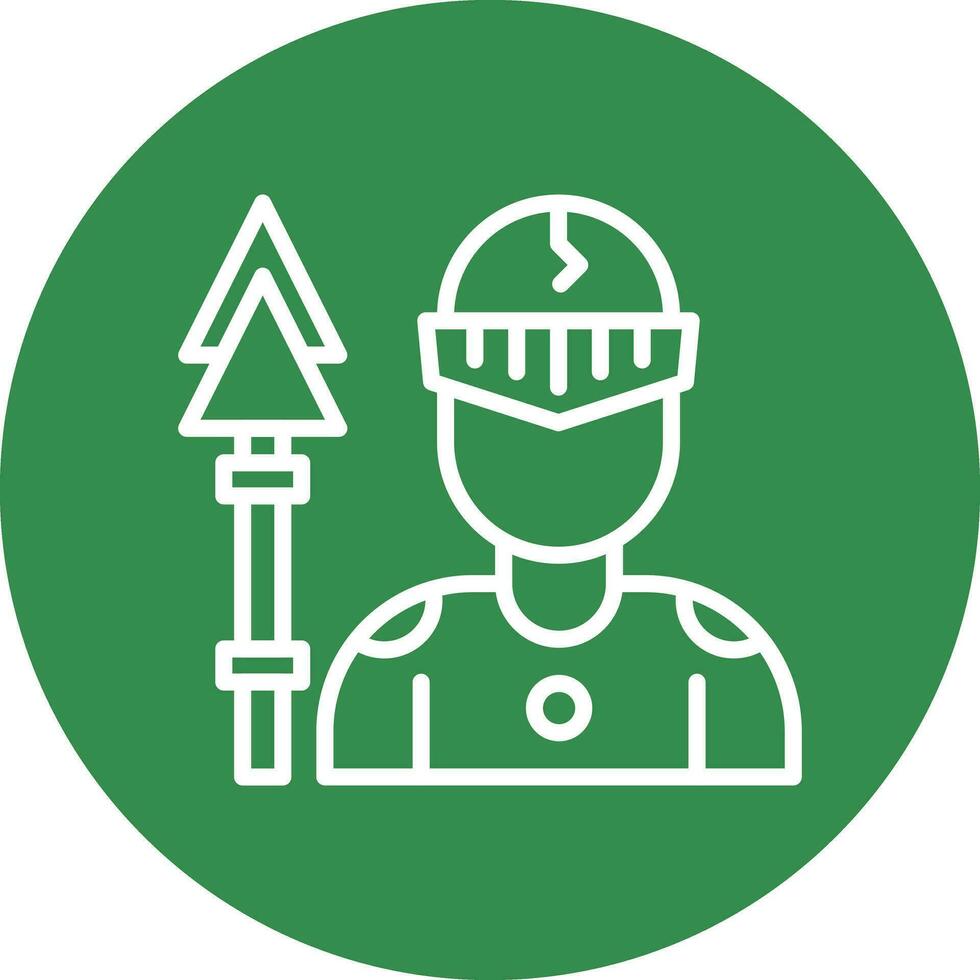 Warrior Vector Icon Design