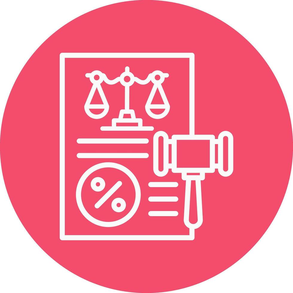 Law Vector Icon Design