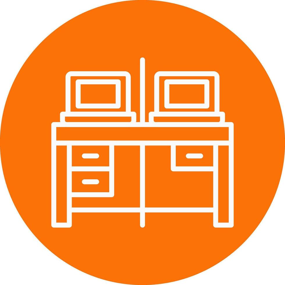 Work Space Vector Icon Design