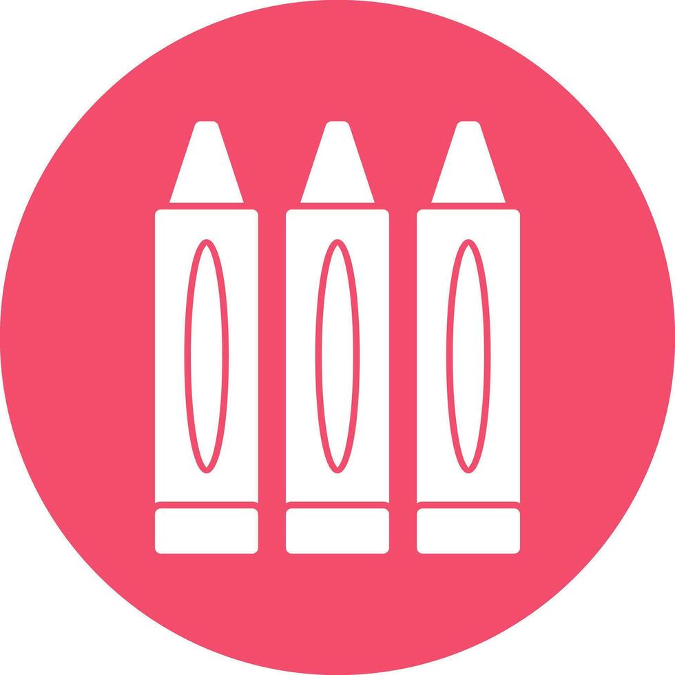 Crayons Vector Icon Design