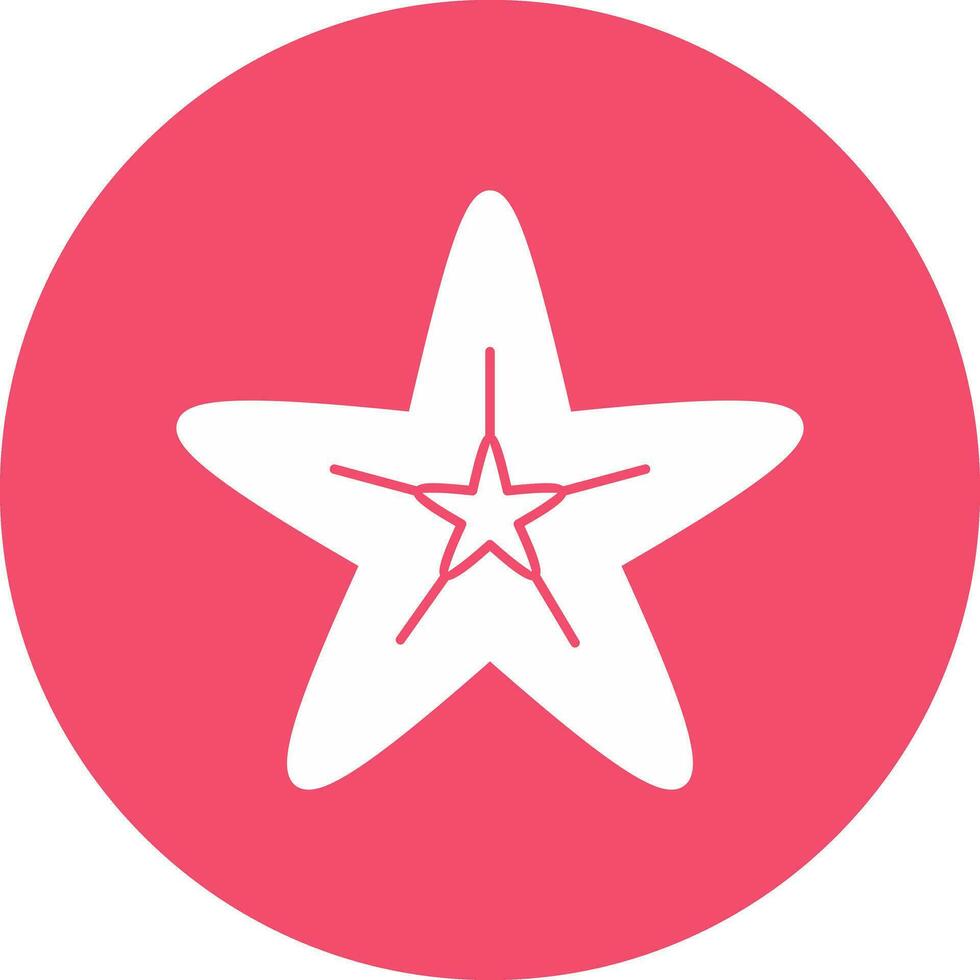 diseño de icono de vector de estrella de mar