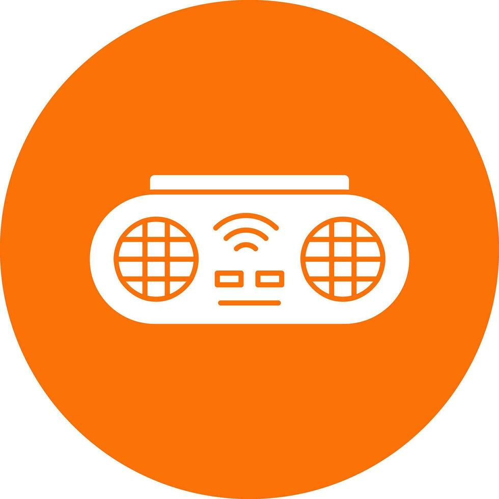 Portable Speaker Vector Icon Design