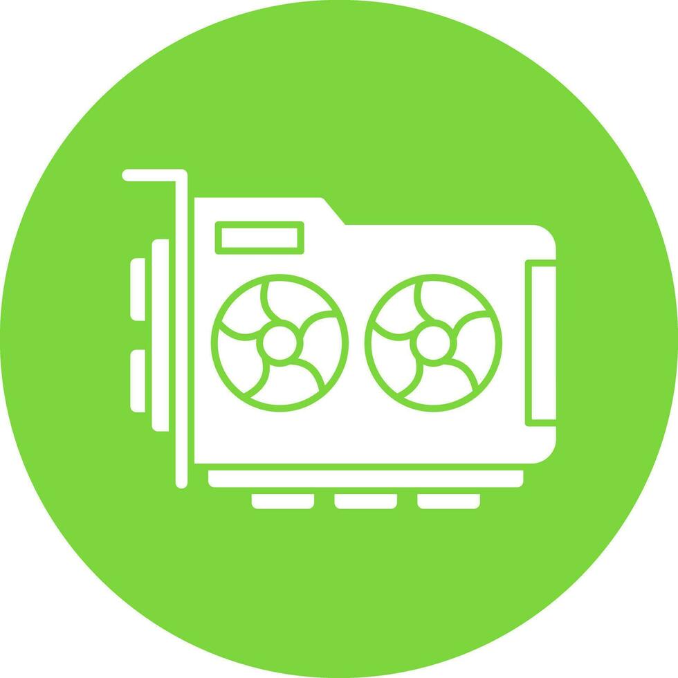 Graphic Card Vector Icon Design
