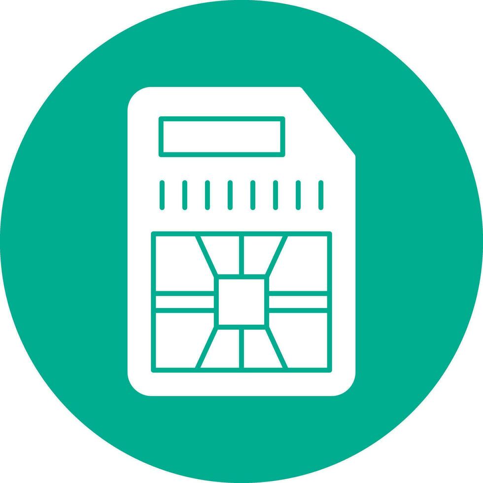 sim card Vector Icon Design