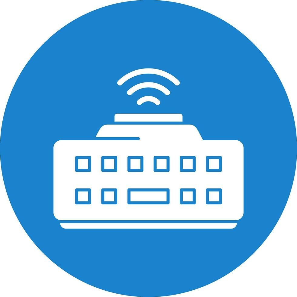Wireless Keyboard Vector Icon Design
