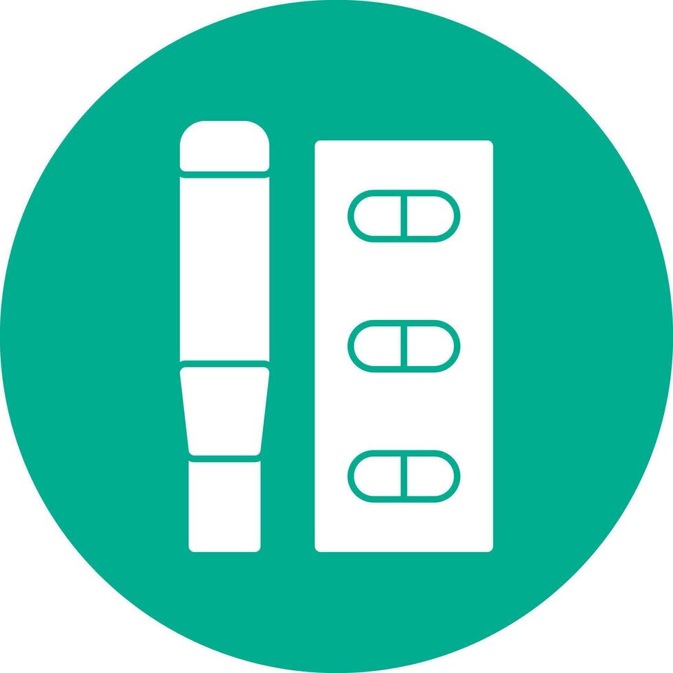 Nicotine Inhaler Vector Icon Design