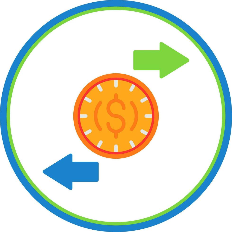 Exchange Rate Vector Icon Design