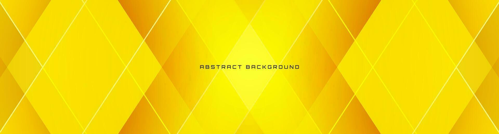 3D yellow geometric abstract background overlap layer on bright space with cutout effect decoration. Modern graphic design element polygon style concept for banner, flyer, card, cover, or brochure vector