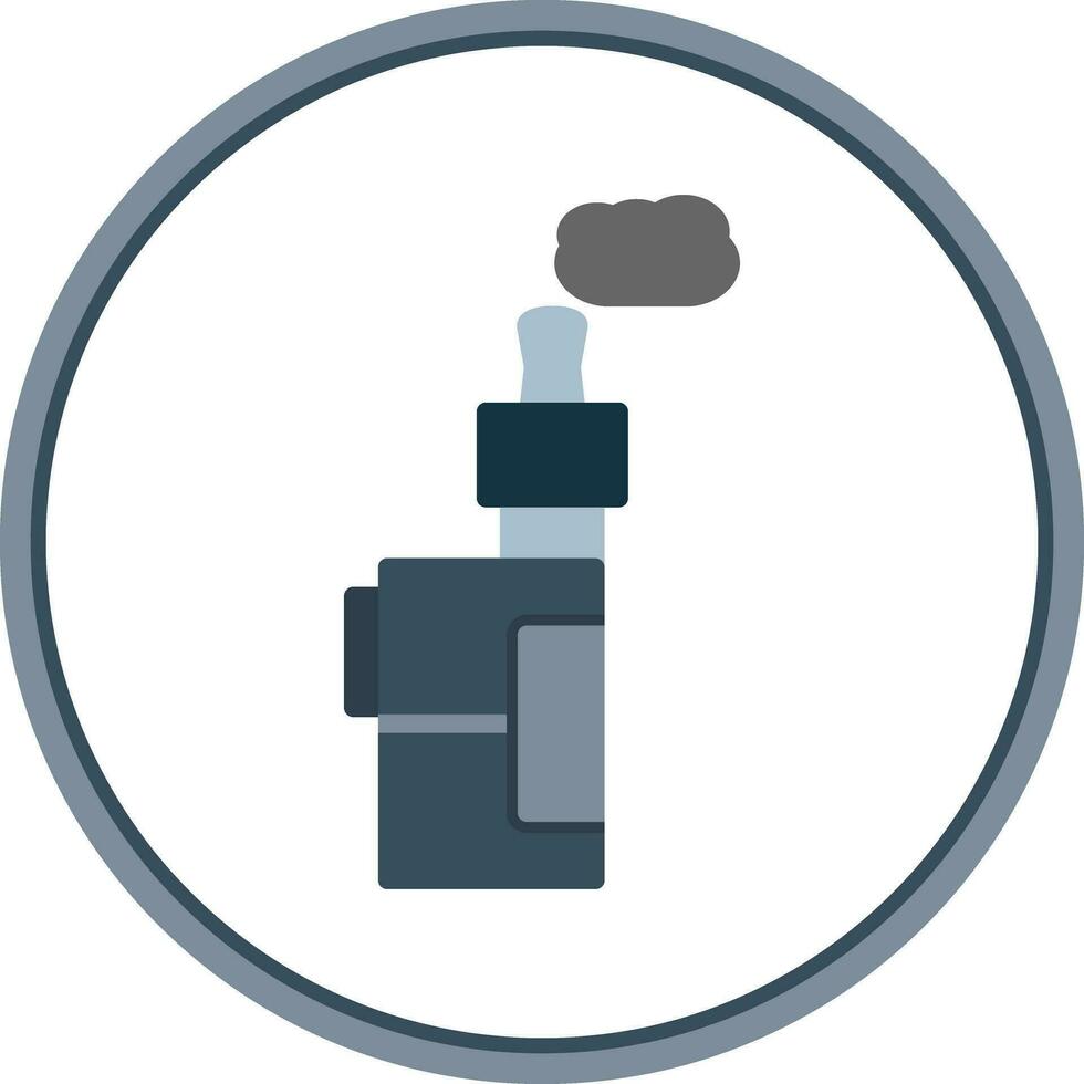 Electronic Cigarette Vector Icon Design