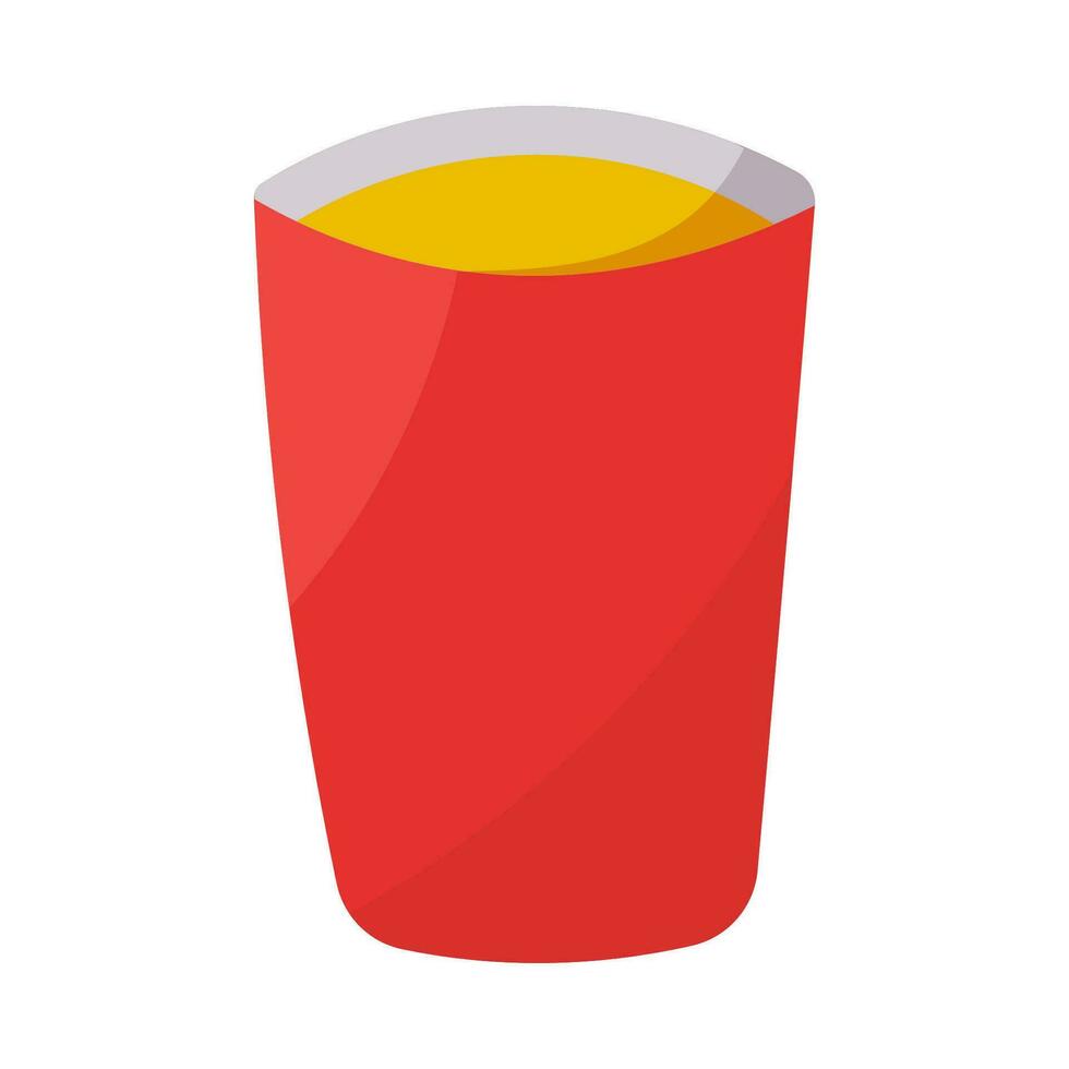 rojo vaso bebida fiesta fiesta elemento icono vector