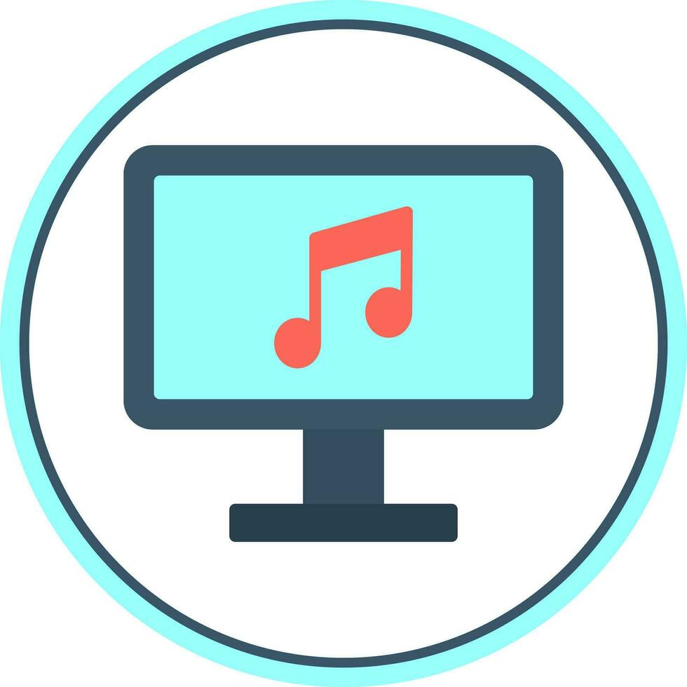 Monitor Screen Vector Icon Design