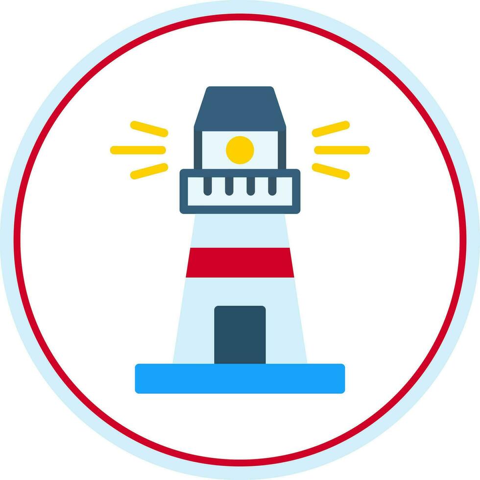 Lighthouse Vector Icon Design
